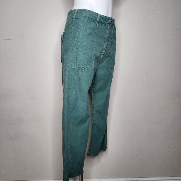 The Great "Ranger" Cropped Relaxed Fit Pants Green Size 27 - Picture 6 of 14